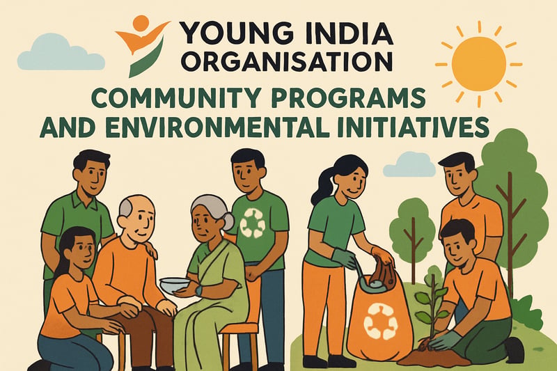 Young India Organisation community programs and environmental initiatives